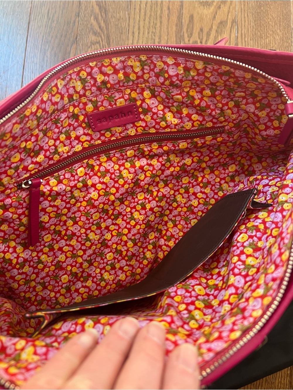 Sapahn bright pink Chloe Tote Bag - Picture 5 of 6